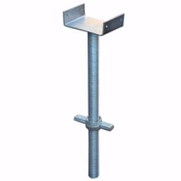 Adjustable U Head Jack, Solid